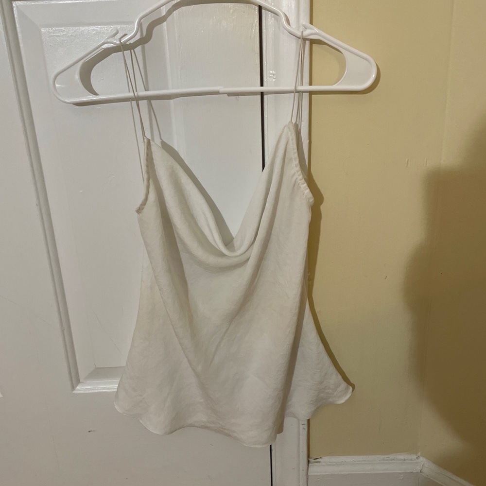 Great condition cow neck white shirt